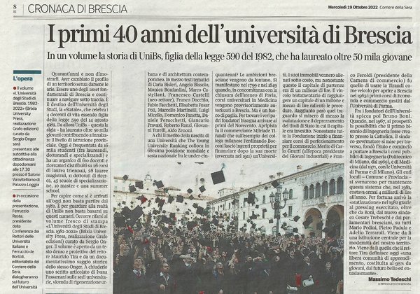 Corriere della Sera - 19 ottobre 2022\\n\\n21/10/2022 11.15