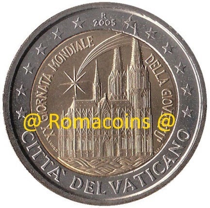 2 Euros Vatican 2005 Commémorative Sans Blister