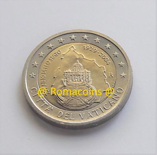 Moneda 2 Euros Vaticano Conmemorativa 2004 sin cartera
