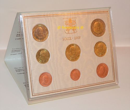 Vatikan Kms 2009 Euro Kursmünzensatz Stempelglanz