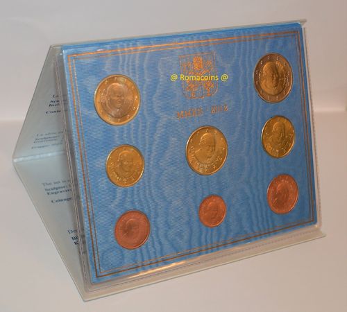 Vatikan Kms 2012 Euro Kursmünzensatz Stempelglanz