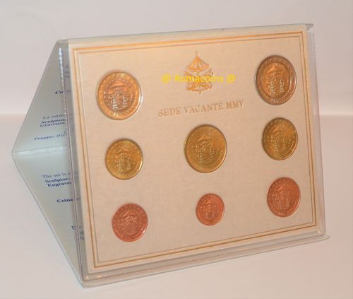 Vatikan Kms 2005 Sedisvakanz Euro Kursmünzensatz