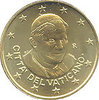 50 Cent Vatikan 2011 Münze Papst Benedikt XVI