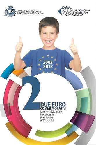 2 Euro Gedenkmünze San Marino 2012 Stempelglanz