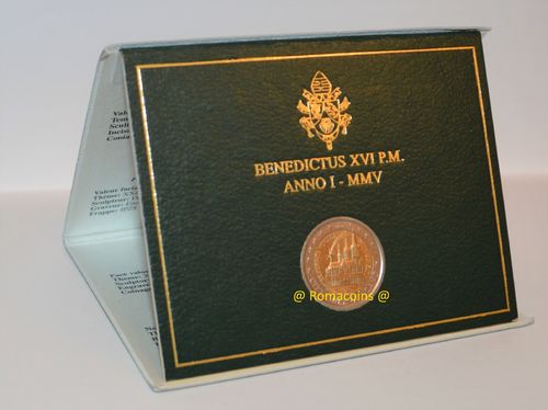 2 Euro Commemorative Coin Vatican 2005 Bu