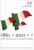 2 Euros Commémorative Italie 2011Unité Italie Folder