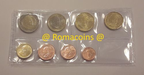 Vatikan kursmünzensatz 2014 1 Cent - 2 Euro Uncirculiert