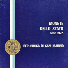 Bu Saint-Marin 1972 Lires 8 Pièces