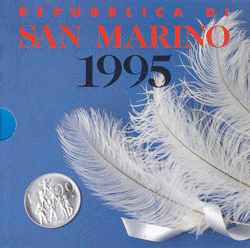 Bu Saint-Marin 1995 Lires 10 Pièces