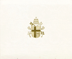 Cartera Vaticano 1981 Oficial Liras Juan Pablo II Fdc