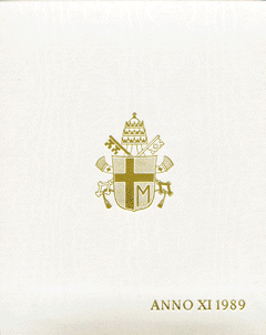 Vatikan Kms 1989 Johannes Paul II Lire Stempelglanz