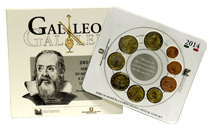 Bu Italie 2014 Coffret Galileo Galilei 9 Pièces