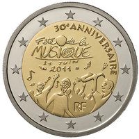 2 Euros Commémoratives 2011 Pièces