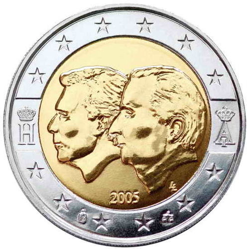 2 Euro Sondermünze Belgien 2005