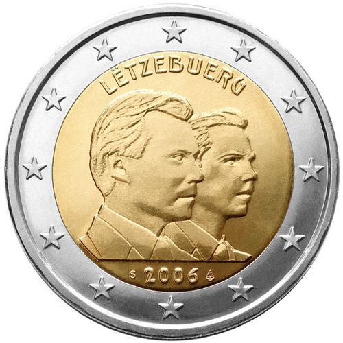 2 Euro Commemorative Coin Luxembourg 2006