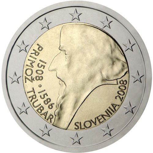2 Euros Commémorative Slovénie 2008 Pièce