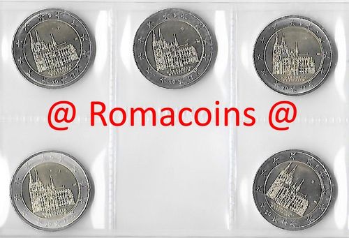 2 Euro Commemorative Coins Germany 2011 5 Mints