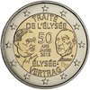 2 Euro Commemorativi Francia 2013 Trattato Eliseo Moneta