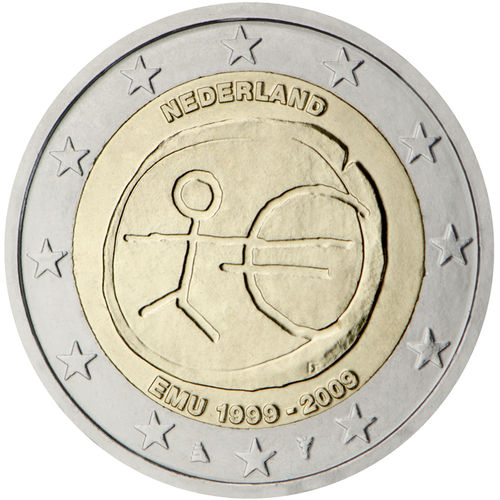 2 Euro Commemorative Coin Netherlands 2009 Emu