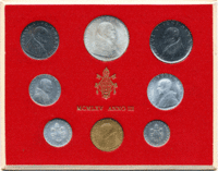 Vatikan Kms Kursmünzensätze Paul VI Lire