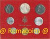 Vatikan Kms 1967 Paul VI Kursmünzensatz Lire Stempelglanz