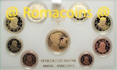 Vatican Proof Set 2013 50 Euro Gold