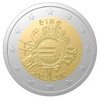 2 Euro Commemorative Coin Ireland 2012 10 Years Euro