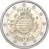 2 Euro Sondermünze Spanien 2012 10 Jahre Euro