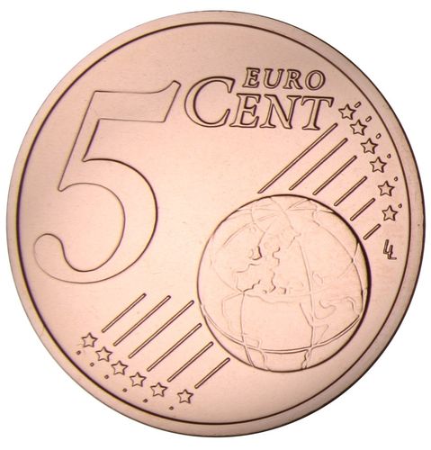 5 Cents Italy 2015 Euro Bu Unc