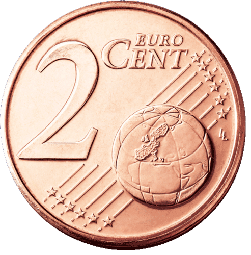 2 Centimes Italie 2015 Euros Bu Unc