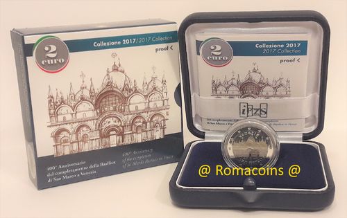 2 Euro Commemorative Italy 2017 Proof San Marco Venice