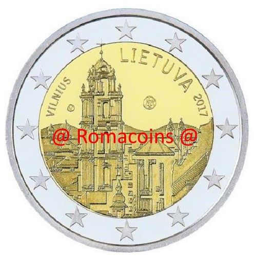2 Euro Commemorative Coin Lithuania 2017 Vilnius
