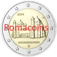 2 Euro Deutschland 2014 Niedersachsen Prägebuchstabe G