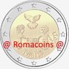 2 Euro Commemorative Coin Malta 2017 Peace Children Unc