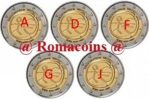 2 Euro Commemorative Coins Germany 2009 Emu 5 Mints