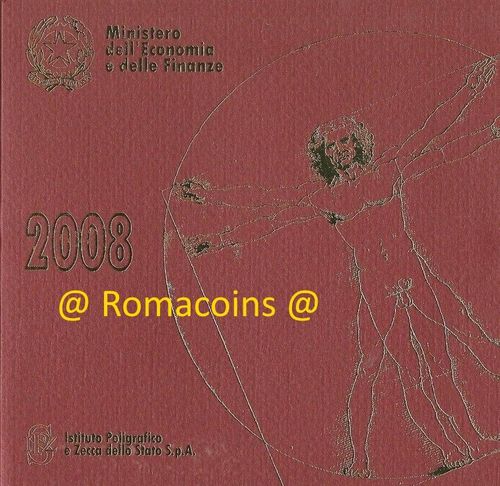 Kms Italien 2008 Kursmünzensatz Stempelglanz