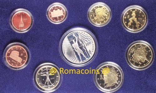 Kms Italien 2003 PP 5 Euro Silber Polierte Platte