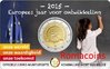 Coincard 2 Euro Belgium 2015  European Year Development Dutch
