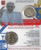 Vatikan Coincard 2018 50 Cent Papst Franziskus-Wappen