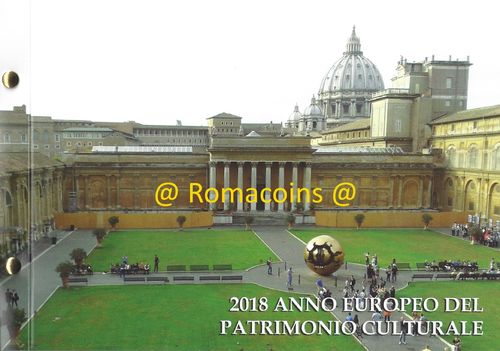 Vatican Philatelic Numismatic Cover 2018 Cultural Heritage
