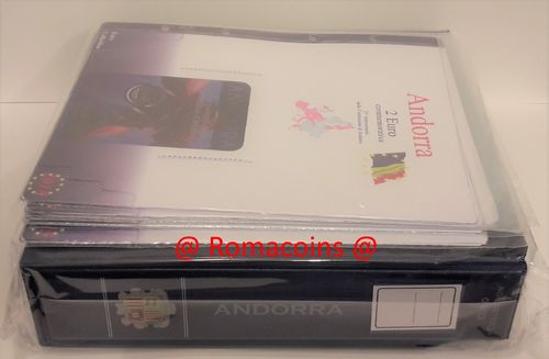 Album Binder for Andorra Coincards 2014 - 2018