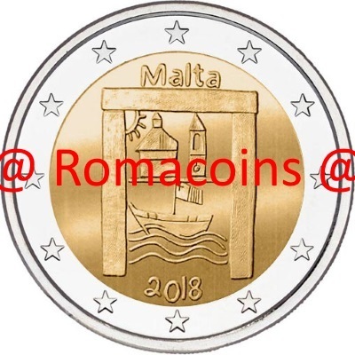 2 Euro Commemorative Coin Malta 2018 Children Solidarity Unc