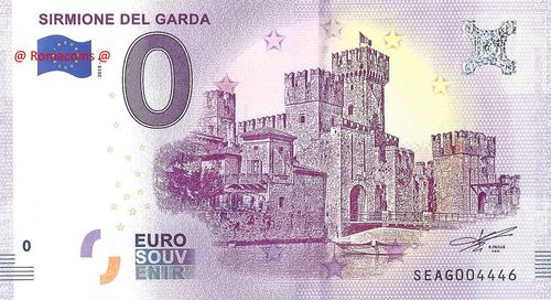 Touristische Banknote 0 Euro Souvenir Sirmione del Garda