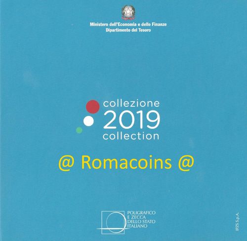 Kms Italien 2019 Kursmünzensatz für männliches Kind