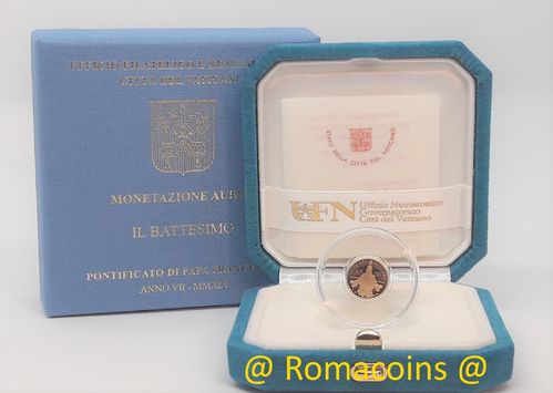 10 Euro Vatican 2019 Gold Coin Proof Baptism