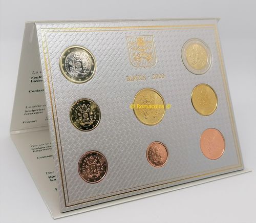 Vatican Bu Set 2020 with Pope's Coat of Arms Euro New