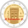 2 Euro Sondermünze Spanien 2020 Architektur von Aragon