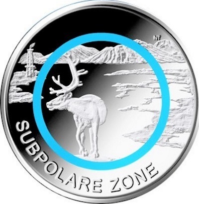 5 Euro Coin Germany 2020 Subpolar Zone Unc