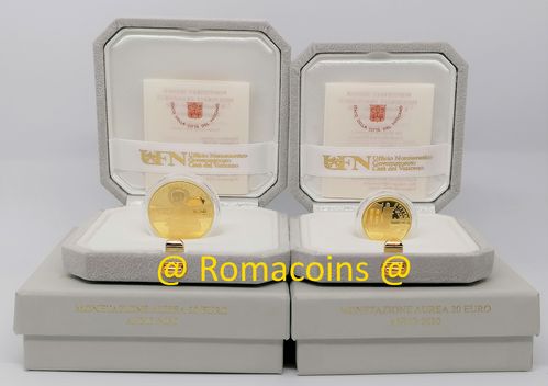 Vatican 20 + 50 Euro 2020 Gold Coins Proof