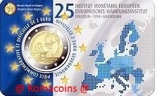 Coincard Belgique 2019 2 Euros Emi Langue au Hasard